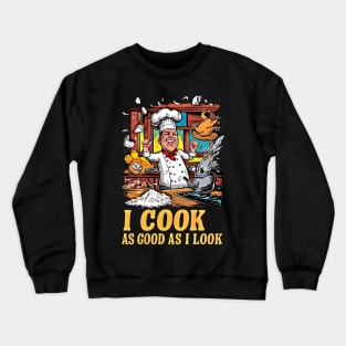 Chef's Charm - A Dash of Confidence in the Kitchen Crewneck Sweatshirt